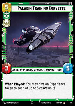 Paladin Training Corvette (V.2) Immagine principale del prodotto