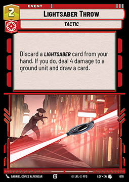 Lightsaber Throw (V.2)