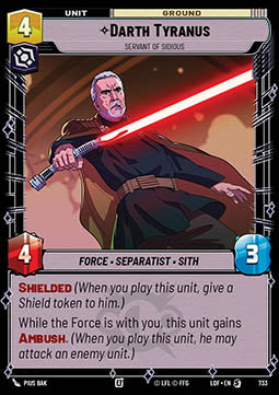 Darth Tyranus, Servant of Sidious (V.2)