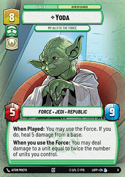 Yoda, My Ally is the Force (V.1) Immagine principale del prodotto
