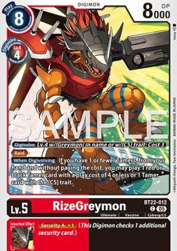 RizeGreymon (BT22-012)