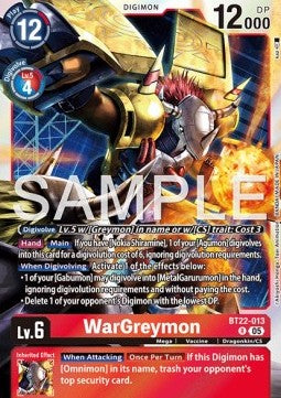 WarGreymon (BT22-013) Immagine principale del prodotto