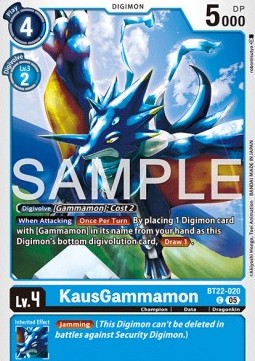 KausGammamon (BT22-020)