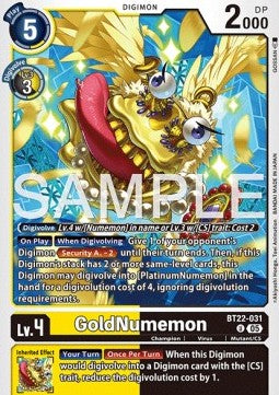 GoldNumemon (BT22-031)