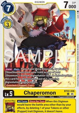 Chaperomon (BT22-036) Immagine principale del prodotto