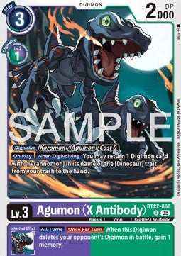 Agumon (X Antibody) (BT22-068) Immagine principale del prodotto