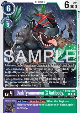 DarkTyrannomon (X Antibody) (BT22-070)
