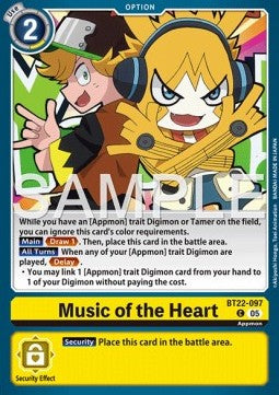 Music of the Heart (BT22-097)