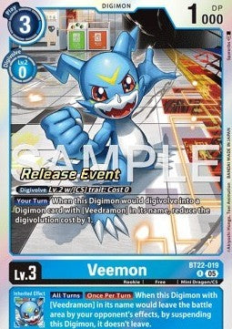 Veemon (BT22-019) Immagine principale del prodotto