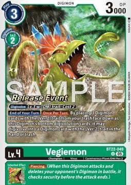 Vegiemon (BT22-049) Immagine principale del prodotto