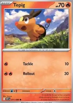 Tepig Immagine principale del prodotto