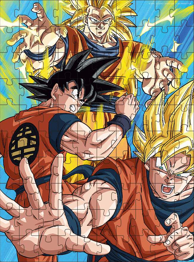 Dragon Ball Z Goku Saiyan 3d 100pcs Puzz Immagine principale del prodotto