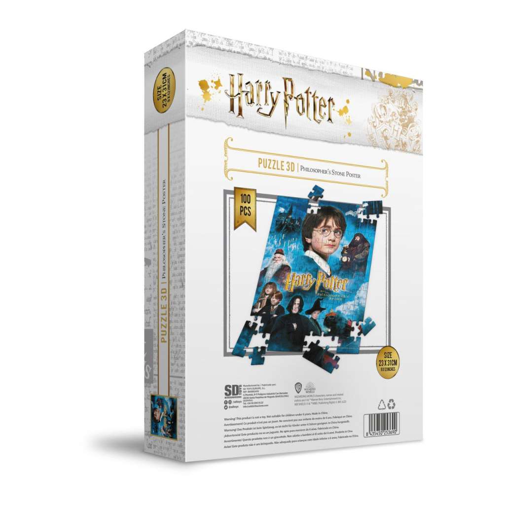 Hp Philosopher Stone 3d Eff 100pcs Puzzl