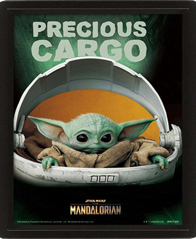 Sw The Mandalorian Prec.Cargo Poster 3d