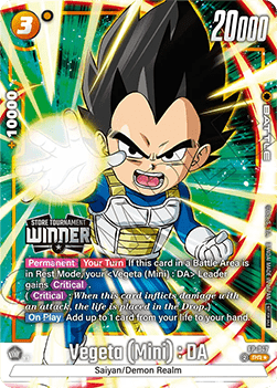 Vegeta (Mini) : DA (FP-047) [Fusion World] (V.2 - Promo) Immagine principale del prodotto