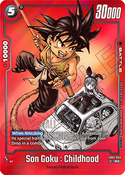 Son Goku : Childhood (SB01-053) [Fusion World] (V.1 - Rare)