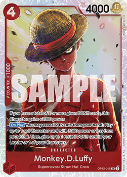 Monkey.D.Luffy (OP12-015) (V.1) Immagine principale del prodotto