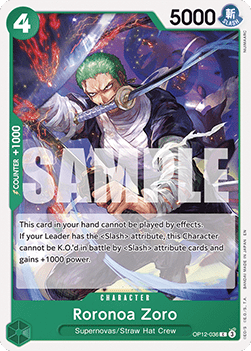 Roronoa Zoro (OP12-036) Immagine principale del prodotto