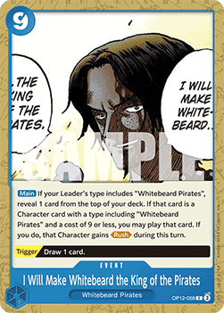 I Will Make Whitebeard the King of the Pirates (OP12-058)