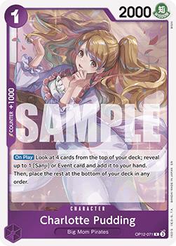 Charlotte Pudding (OP12-071) Immagine principale del prodotto