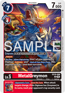 MetalGreymon (EX10-008) Immagine principale del prodotto