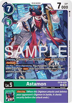 Astamon (EX10-018) Immagine principale del prodotto