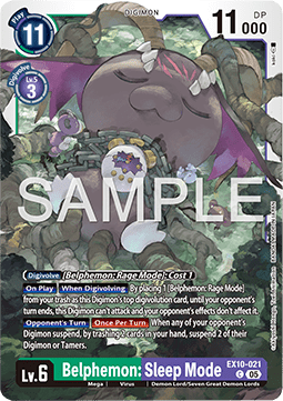 Belphemon: Sleep Mode (EX10-021) (V.1)