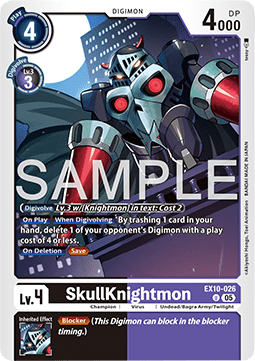 SkullKnightmon (EX10-026) (V.1) Immagine principale del prodotto