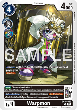 Warpmon (EX10-029) (V.1) Immagine principale del prodotto