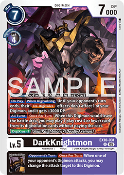 DarkKnightmon (EX10-031) (V.1) Immagine principale del prodotto