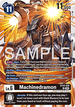 Machinedramon (EX10-035) (V.1) Immagine principale del prodotto