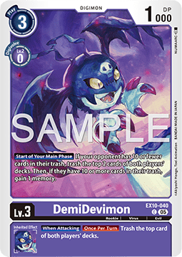 DemiDevimon (EX10-040) (V.1) Immagine principale del prodotto