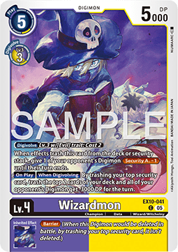 Wizardmon (EX10-041) (V.1) Immagine principale del prodotto