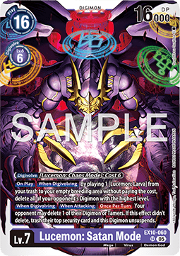 Lucemon: Satan Mode (EX10-060) (V.1) Immagine principale del prodotto