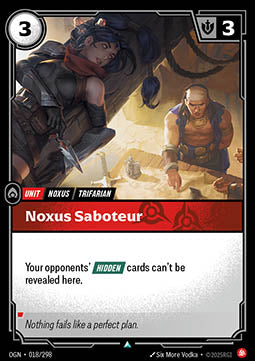 Noxus Saboteur Immagine principale del prodotto