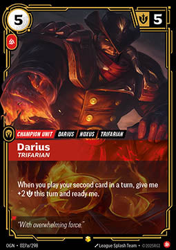 Darius, Trifarian (V.2 - Showcase) Immagine principale del prodotto