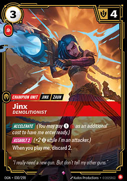 Jinx, Demolitionist (V.1 - Rare) Immagine principale del prodotto
