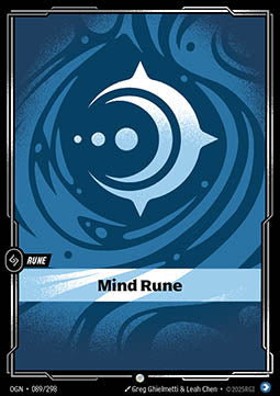 Mind Rune (V.1 - Common) Immagine principale del prodotto