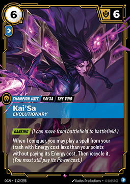 Kai'Sa, Evolutionary (V.1 - Rare) Immagine principale del prodotto