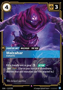 Malzahar, Fanatic Immagine principale del prodotto