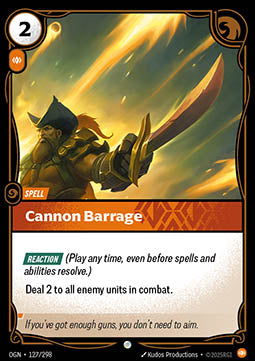 Cannon Barrage Immagine principale del prodotto