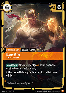 Lee Sin, Centered (V.2 - Showcase) Immagine principale del prodotto