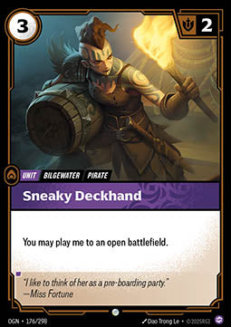 Sneaky Deckhand Immagine principale del prodotto