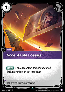 Acceptable Losses Immagine principale del prodotto