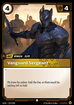 Vanguard Sergeant Immagine principale del prodotto