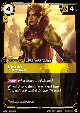 Leona, Determined (V.1 - Rare) Immagine principale del prodotto