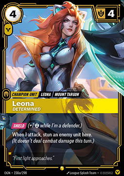 Leona, Determined (V.2 - Showcase) Immagine principale del prodotto