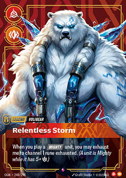 Volibear, Relentless Storm (V.1 - Rare) Immagine principale del prodotto