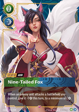 Ahri, Nine-Tailed Fox (V.1 - Rare) Immagine principale del prodotto