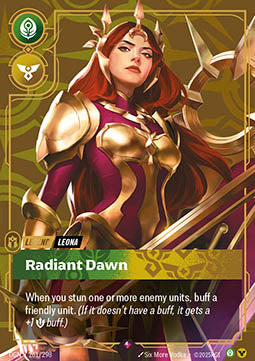 Leona, Radiant Dawn (V.1 - Rare) Immagine principale del prodotto
